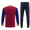 Barcelone Sweat d'Entraînement Quarter-Zip 2024-25 Rouge Pour Homme